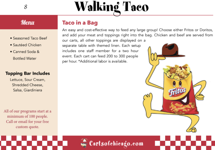 Walking Tacos (Chicken or Beef)