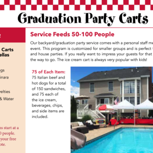 graduation party catering
