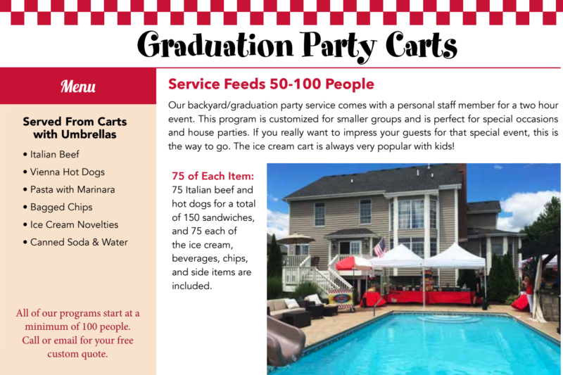 graduation party catering