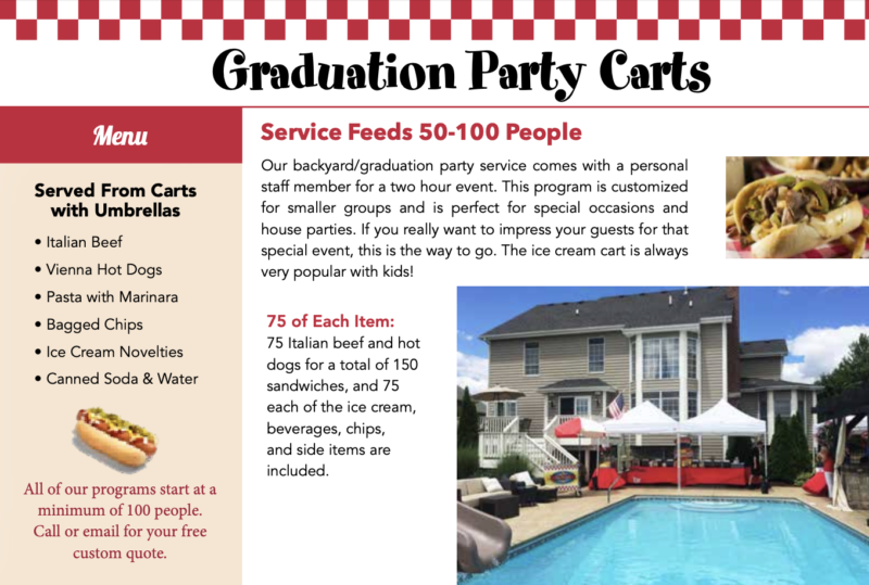 graduation party catering