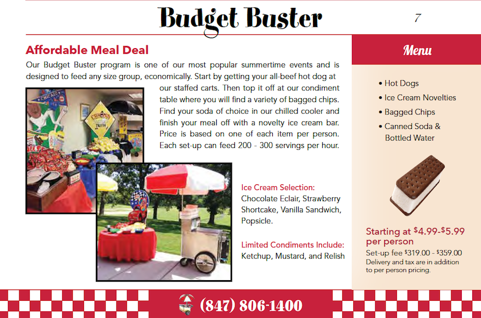 Budget Buster Chicago Catering Package
