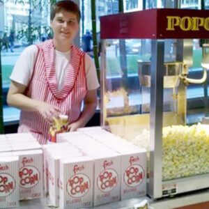 Catering popcorn cart